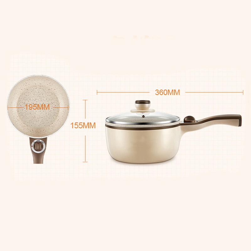 idrop 19CM - Kitchen Double Layer Electric Steamer & Cooker Pot