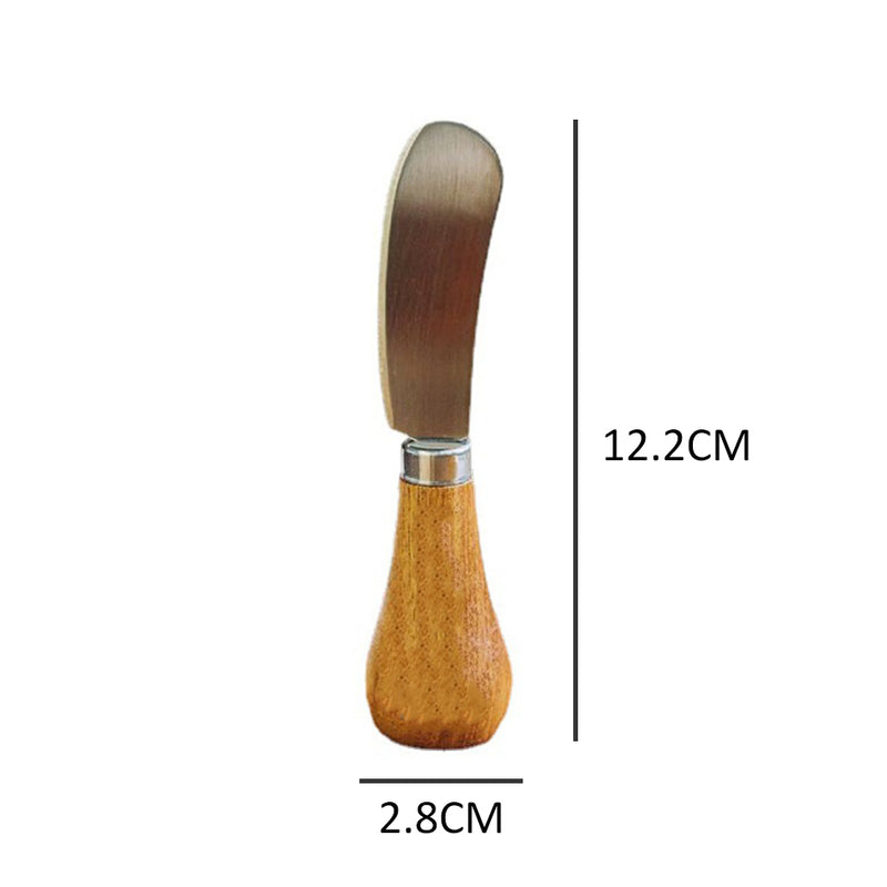 idrop Butter Knife with Wooden Handle Pisau Mentega dengan Pemegang Kayu / Pisau Mentega Pemegang Kayu / 可立木柄黄油刀