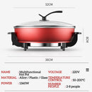 idrop [ 5L ] 2 IN 1 Multifunction Electric Kitchen Nonstick Cooking Hotpot Steambot Cooker 1360W