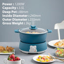 idrop [ 3.5L ] Multifunctional Electric Hot Pot / Periuk Masak Elektrik Pelbagai Guna / 电火锅(多功能电热锅 )(HI乐炊)