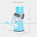 idrop [ 3 In 1 ] Kitchen Multifunction Hand Manual Vegetable Cutter Slicer Shredder Grater / Alat Pengisar Pemotong Penghiris Sayur / 【三合一】厨房多功能手动手动切菜机切片机刨丝器