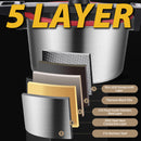 idrop [ 5.5L ] 25.5CM Stainless Steel Micro Pressure Non Stick Cooking Soup Pot Cooker