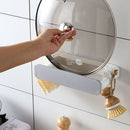 idrop Retractable Wall Mounted Washbasin Shelf / Tempat Gantung Penyimpanan Baldi / 伸缩脸盆置物架