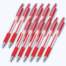 idrop [ 12PCS  Box ] 0.5mm Stationery Press Gel Pen / Pen Alat Tulis / 中性笔 [ BLACK / BLUE / RED ]