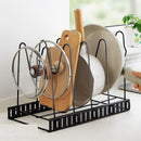 idrop Multilayer DIY Kitchen Pot Lid Cover and Kitchenware Holder Rack Shelf