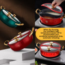 idrop [ 2 IN 1 ] Kitchen Mandarin Duck Hotpot Nonstick Maifan Stone Coating Stainless Steel 304  / Periuk Hot Pot Tidak Lekat Dua Dalam Satu / 32CM一体成型二味鸳鸯火锅304材 彩色