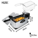 idrop [ 3 Liter ] 2200W Kitchen Electric Deep Fryer Cooker / Penggoreng Makanan / 2200W电油炸锅