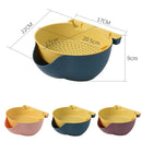 idrop Double Layer Drainage Basket Bowl Fruit Tray Plate / Pinggan Dulang Buah-Buahan / 多功能沥水水果篮(洗菜篮)