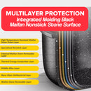 idrop [ 40CM ] KATA Maifan Nonstick Marble Stone Frying Cooking Wok / Periuk Kuali Masak Tidak Lekat / 40CM麦饭石双用大炒锅(组合盖)(KATA)