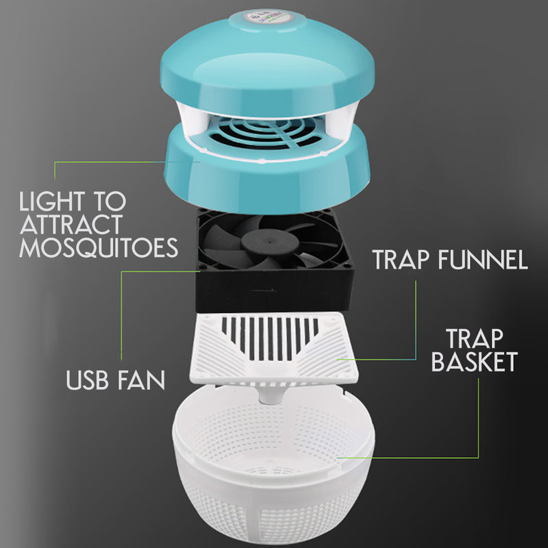 idrop Mosquito USB Killer Lamp Indoor Insect Trap Repellent / Perangkap Nyamuk Lampu USB Rumah