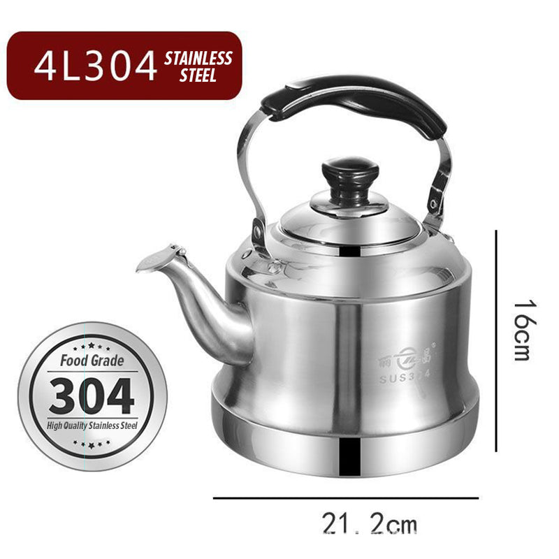 idrop [ 1.5L / 4L / 5L ] Golden Bell Kettle Pot Stainless Steel SUS304 / Cerek Air Keluli Tahan Karat / 不锈钢金钟壶(304)(丽昌)