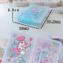 idrop Face Mask Portable Storage Transparent Container Box with Cartoon Decoration