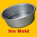 idrop [ 7in / 9in ] Aluminium Live Bottom Round Cake Baking Mold