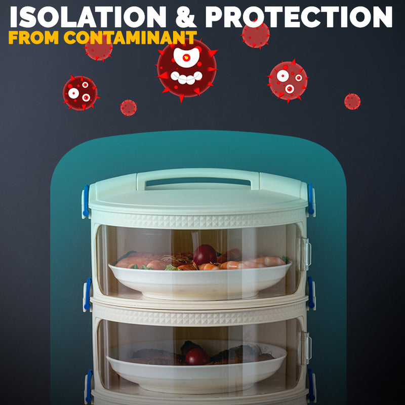 idrop [ 4 LAYER ] Multilayer Stackable Electric Insulated Heating Food Meal Storage