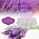 idrop LAVENDER Scented with Dried Flower Buds Candle / Lilin Lavender dengan Bunga kering Aromatherapy Lilin Wangi / 薰衣草干花蕾蜡烛