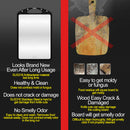 idrop 2 IN 1 Double Sided Multifunction SUS316 Stainless Steel & Wheat Plastic Kitchen Cutting Chopping Board