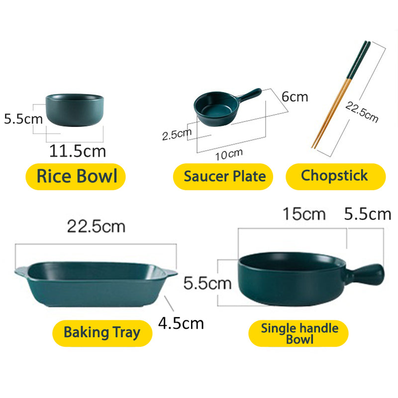 idrop PREMIUM Tableware Gift Box Set / Set Saguhati Barang Dapur Premium / 4PCS单柄碗 烘培餐具套装 4PCS单柄碗 烘培餐具套装