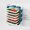 idrop [ 6 LAYER ] Wall Mounted Kitchen Food Cooking Preparation Tray Drawer