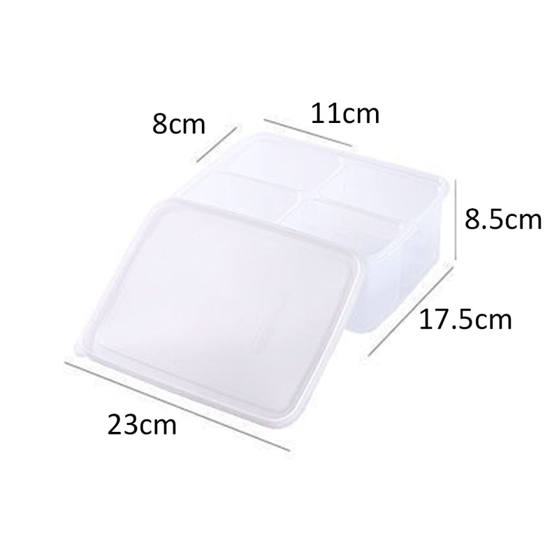 idrop [ 4 IN 1 ] Food Storage Fresh Keeping Box Container / Kotak Bekas Simpanan Makanan / 保鲜盒中款