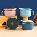 idrop [ 1000ml ] SUS304 Stainless Steel Instant Noodle & Food Eating Bowl with Lid Cover