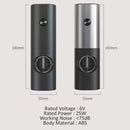 idrop Electric Salt Pepper Grinder Battery Operated / Pengisar Lada dan Perencah Elektrik / 家用电动研磨器厨房自动按压式磨胡椒粒花椒海盐孜然调料瓶