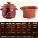 idrop Multifunctional Casserole Ceramic Stew Pot Cooker [ 1.5L / 2.5L/  3.5L / 6L ] / Periuk Seramik Kaserol Pelbagai fungsi / 多功能砂锅陶瓷炖锅 [ 1.5L / 2.5L/ 3.5L / 6L ]