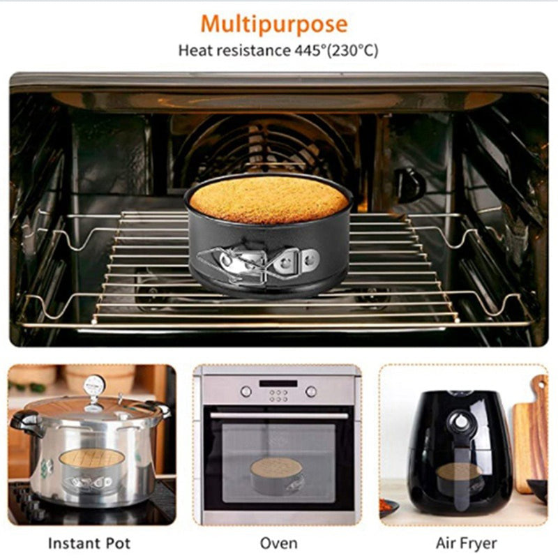 idrop [ 3PCS ] Nonstick Coating Springform Cake Mold Set / Acuan Buat Kek 3 Saiz / 3件套弹簧蛋糕模 [ 24CM / 26CM / 28CM ]