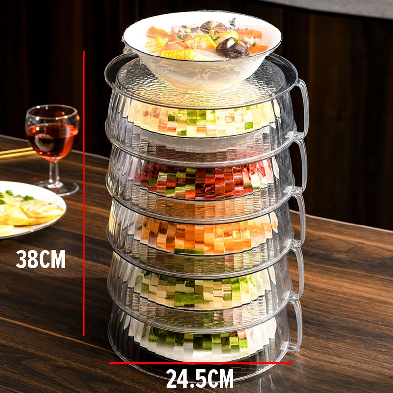 idrop [ 5 LAYER ] Vegetable Cover Food Storage Box Insulation Dust Cover / Tudung Saji Penyimpanan Makanan 5 lapisan / 5层保温盖PET菜罩