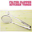 idrop FILTER CLIPPER - Kitchen Cooking Frying Tongs