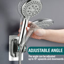 idrop Adjustable Shower Bracket Bath Nozzle Head Holder / Pemegang Air Pancuran / (银色强力胶)免打孔花洒座