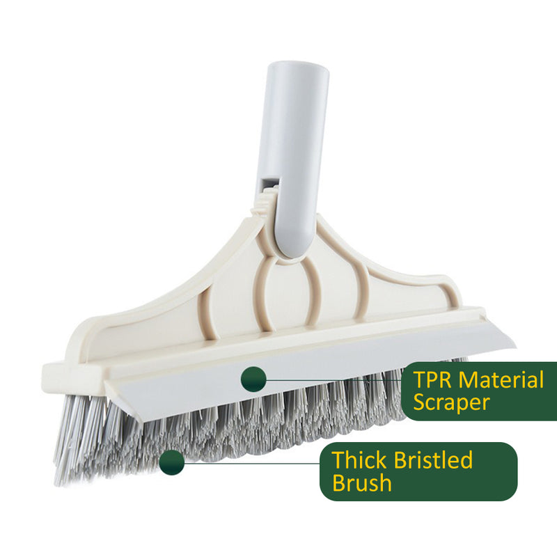 idrop Dual Purpose V-Shaped Rotatable Brush Head Floor Scrubber Sweeper / Alat Penyapu Mop Dua Dalam Satu / 两用V形可旋转刷头洗地机