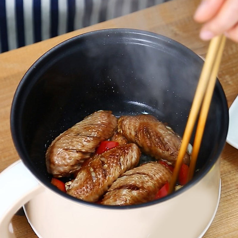idrop 18CM Double Layer Electric Cooking Kitchenware Cooker Pot