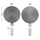 idrop [ 28CM ] Double Sided Thawing Heat Conduction Plate with Folding Handle / Piring Pencairan Konduktif Makanan / 手柄)带柄双面解冻导热板折叠款(解冻板 )