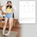 idrop Dream Planet High Waist Pants / Seluar Pendek Pinggang Ramping Wanita / 下摆宽松的高腰短裤