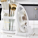 idrop Multifunctional Kitchen Knife Chopstick & Utensil Holder Storage Rack / Rak Sudu Garfu Penyimpanan Pelbagai Guna / PET刀架筷笼OPP袋包装