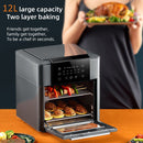 idrop [ 12L ] Multifunction Stainless Steel Electric Deep Air Fryer Mesin Penggoreng Udara 12L空气炸锅