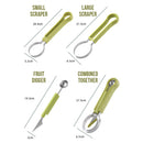 idrop [ 3PCS ] 3 IN 1 Multifunction Fruit & Melon Digging Carving Set / Pengukir Buah 3IN1 / 瓜果挖肉器套装