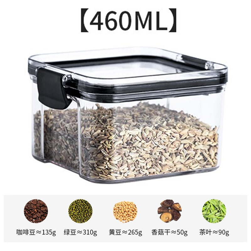 idrop Kitchen Seal Clip Food Jar Transparent Plastic Container [ Small / Big ]