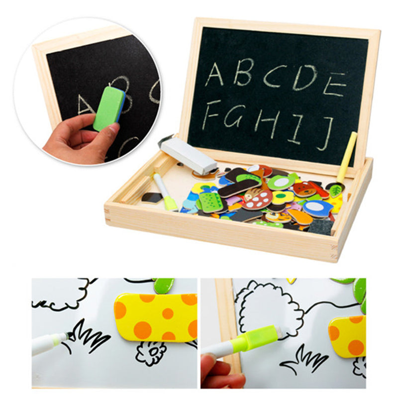 idrop Children Interactive Drawing & Playing Magnetic White & Black Board