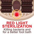 idrop Foot Spa Massage Electric Heating Warmer Bucket with Feet Massage Roller