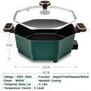 idrop [ 5L ] Octagonal Electric Nonstick Cooking Hotpot / Periuk Masak Hot Pot Bentuk Octagon / 八角电火锅 5升