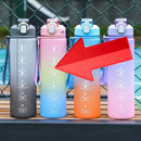 idrop [ 2 IN 1 ] Gradient Color Drinking Water Bottle Set [ 1000ml + 460ml ] / Set Botol Minuman Warna Warni  2 Dalam 1