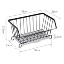 idrop Wall Mounted Kitchen Storage Steel Shelf Rack with Water Draining Tray