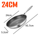 idrop [ 24CM / 28CM ] Inner Honeycomb Nonstick Single Handle Frying Pan / Periuk Masak Tidak Lekat / 24CM 28CM 内蜂窝不粘单柄煎锅