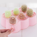 idrop [ 6 SLOT ] Animal Mini Ice Cream Popsicle Mold / Acuan Aiskrim Bentuk Haiwan Mini / 动物迷你冰淇淋冰棒模具