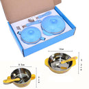 idrop CHILDREN BOWL SET - Eating Set with Spoon and Fork