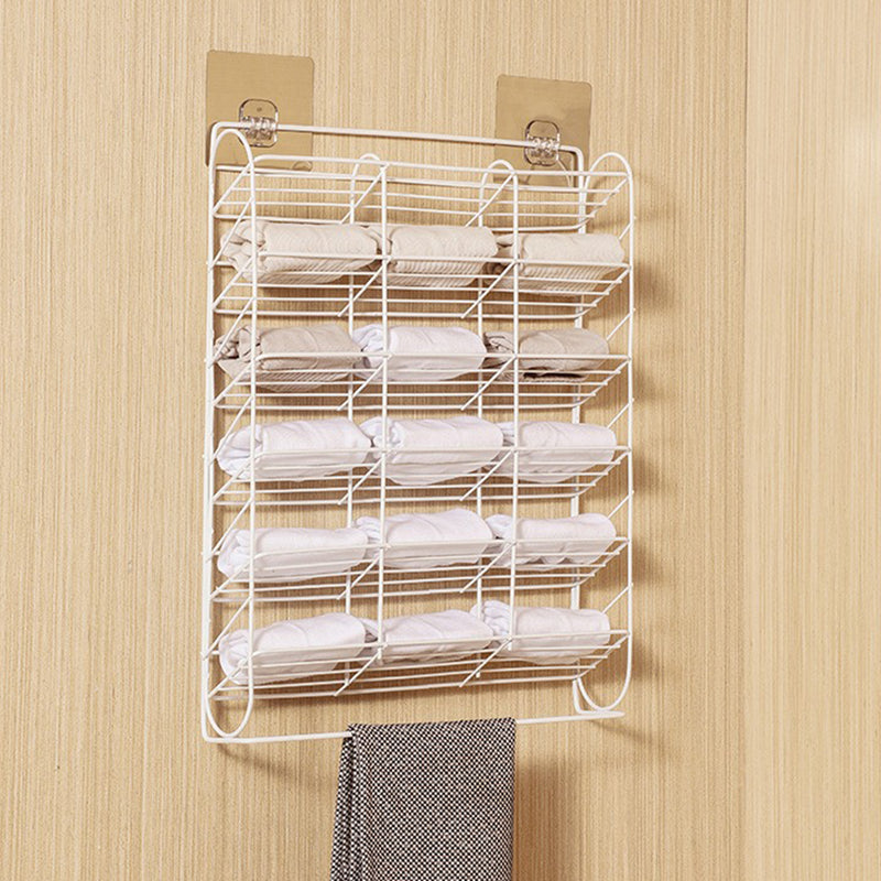idrop [ 18 Grid ] Sock & Underwear Storage Rack / Rak Penyimpanan Stokin & Seluar Dalam / 18格袜子架(袜 子收纳架)(铁艺壁挂篮 )