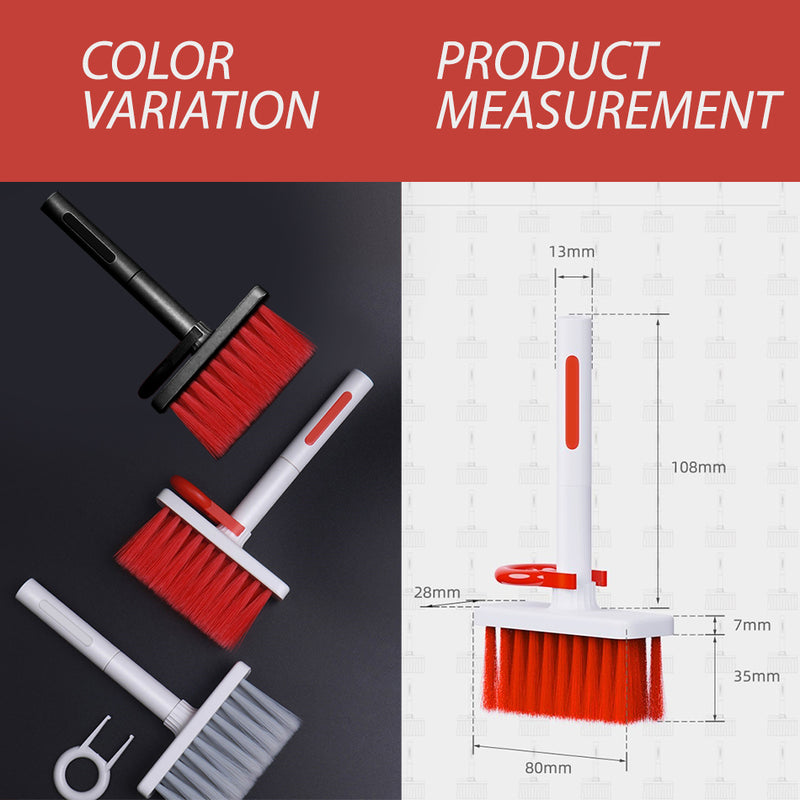 idrop [ 5 IN 1 ] Multipurpose Cleaning Brush Set for Keyboard Headphone and Notebook / Set Membersih Alat Gajet Elektronik / (1PCS)键盘耳机多用毛刷