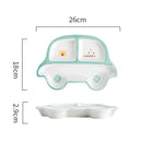 idrop [ 1PC ] Childrens Car Shape Ceramic Plate / Pinggan Makan Seramik Kanak Kanak / 陶瓷汽车儿童餐盘