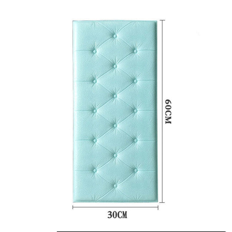 idrop 3D PE Soft Sponge Wall Cushion Self Adhesive Sticker [ 30CM x 60CM x 12MM ] [ 1pc ]